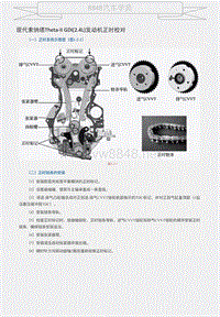 现代索纳塔Theta-II GDI(2.4L)发动机正时校对 