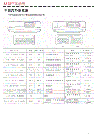 卡罗拉雷凌双擎HEV蓄电池管理模块端子图 