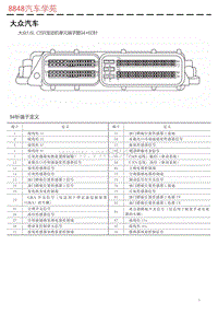 大众1.6L CSR发动机单元端子图94+60针 