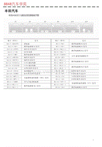 丰田A960E六速自动变速箱端子图 