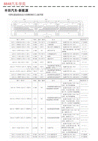 卡罗拉雷凌混合动力车辆控制ECU端子图 