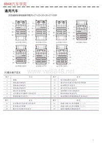 别克威朗车身电脑端子图26+27+25+26+26+27+26针 