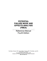 质量控制资料 - FMEA 2008 第四版 英文版