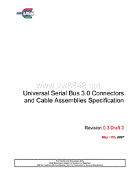 USB3.0协会标准规范