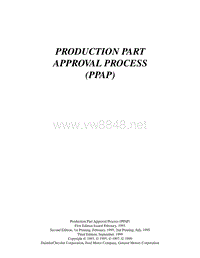 质量控制资料 - PPAP - AIAG Manual