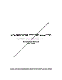 质量控制资料 - MSA - AIAG Manual